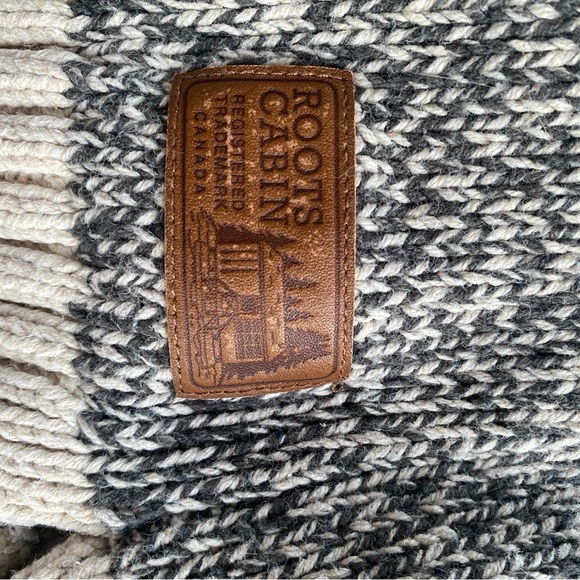 Roots Cabin Work Sock Pattern Sweater Dress Size XS - Picture 6 of 9